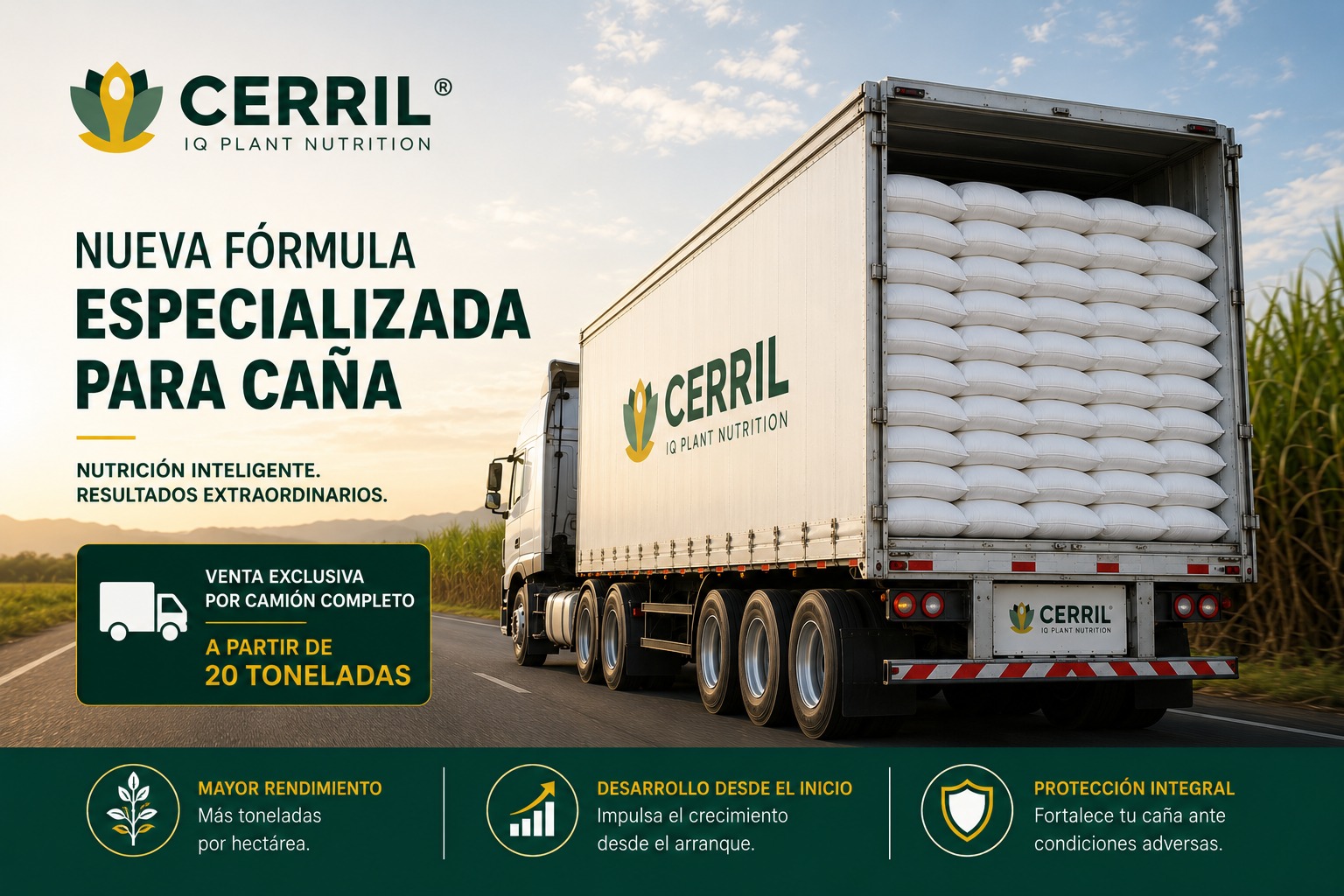 Mayoreo CERRIL Formula Especializada para Caña